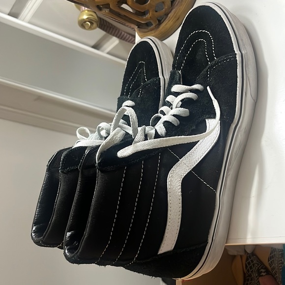 Black high top vans men’s - Picture 1 of 4